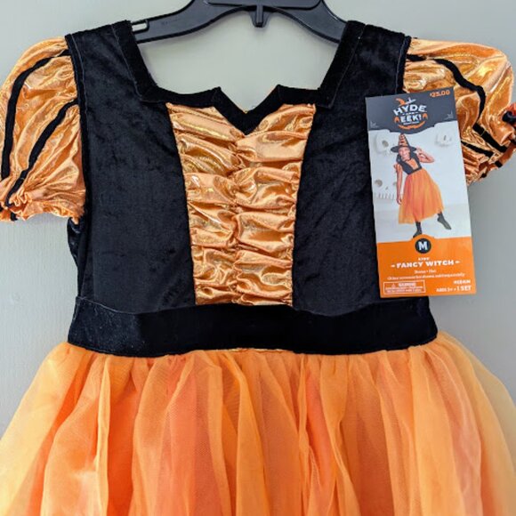 Hyde and Eek Boutique Kids Fancy Witch Dress Costume Size Medium 8 - Picture 3 of 6